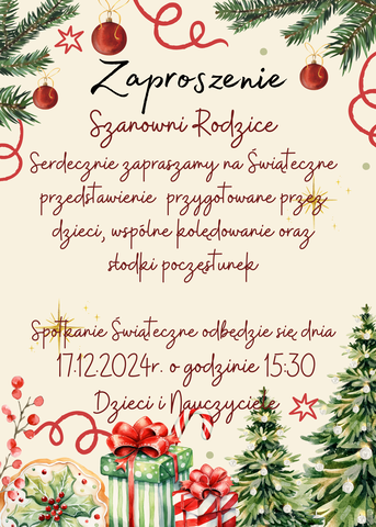 zaproszenie swieta 2024